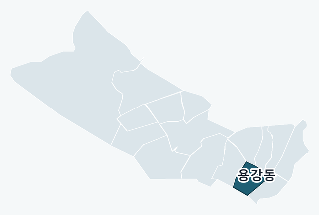 마포구 용강동 위치 — 마포구 행정동 경계 지도