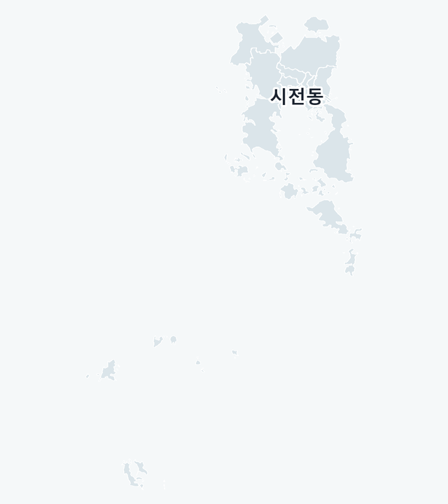 여수시 시전동 위치 — 여수시 행정동 경계 지도