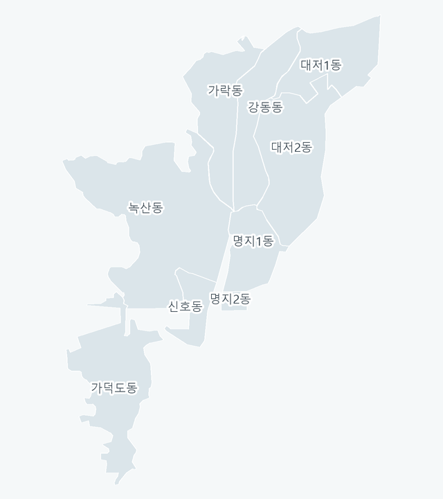 강서구 행정동 경계 지도