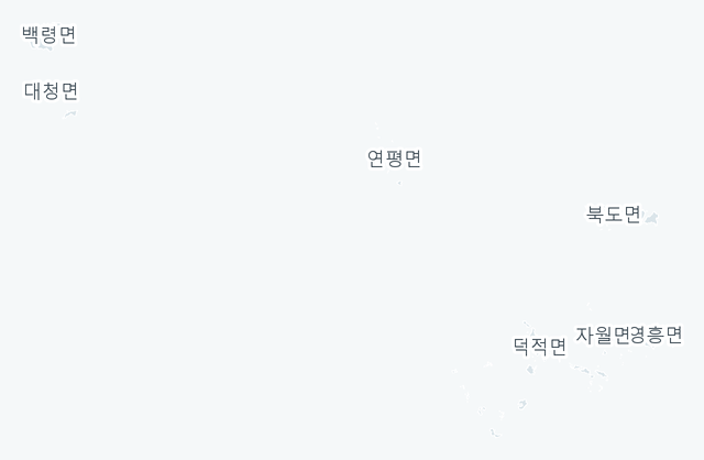 옹진군 행정동 경계 지도