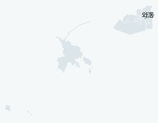 안산시 단원구 와동 위치 — 안산시 단원구 행정동 경계 지도