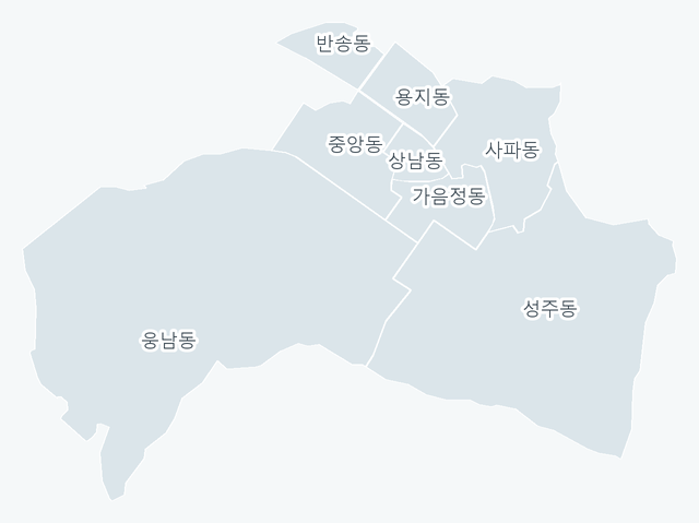 창원시 성산구 행정동 경계 지도
