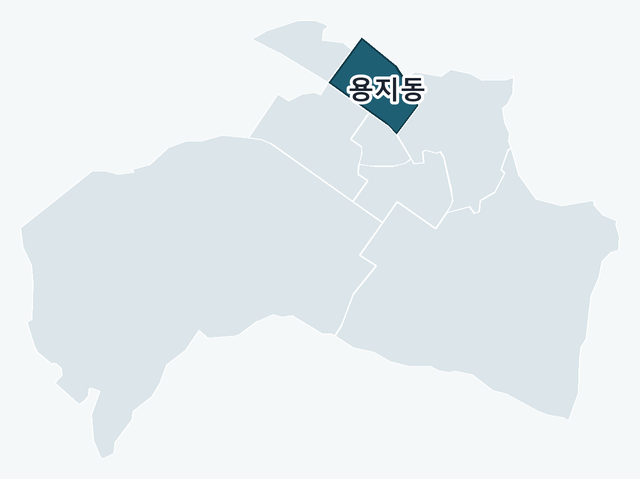창원시 성산구 용지동 위치 — 창원시 성산구 행정동 경계 지도
