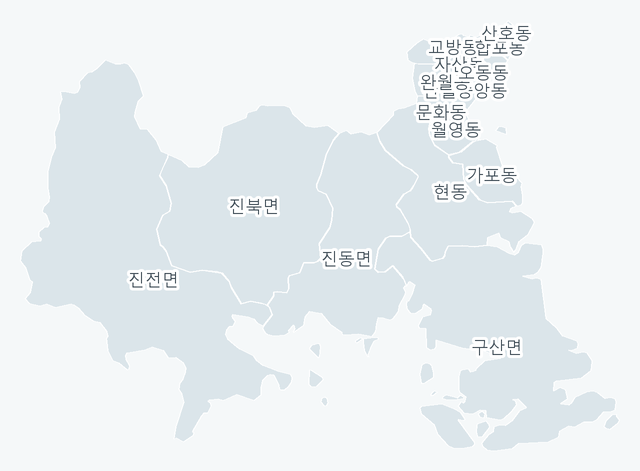 창원시 마산합포구 행정동 경계 지도