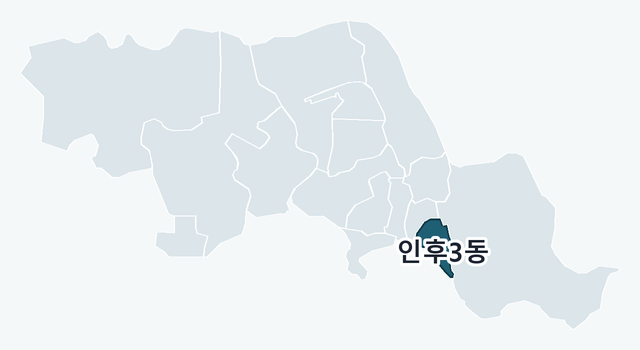 전주시 덕진구 인후3동 위치 — 전주시 덕진구 행정동 경계 지도