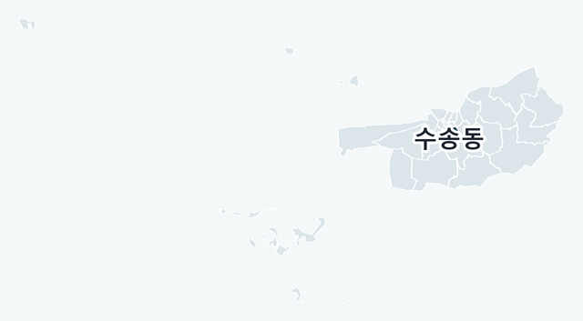 군산시 수송동 위치 — 군산시 행정동 경계 지도