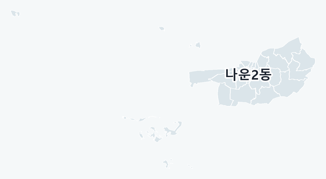 군산시 나운2동 위치 — 군산시 행정동 경계 지도